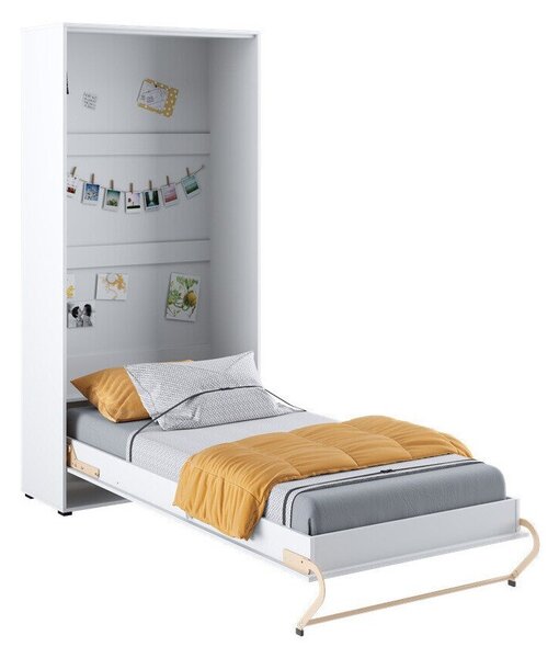 Pat rabatabil Concept Pro Lenart IIISingle, Alb, 90x200, PAL laminat, Somiera patSomiera pat, 11x24x22cm