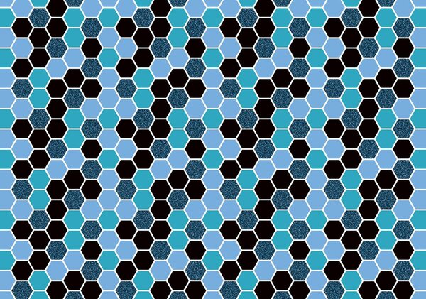 Fototapet - Hexagon mozaic (152,5x104 cm)