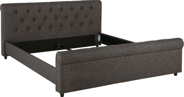 Pat tapitat Goronna gri 180/200 cm