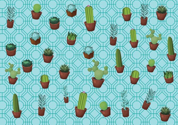 Fototapet - Cactus (152,5x104 cm)