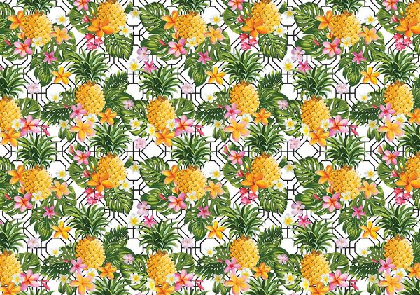 Fototapet - Ananas (254x184 cm)