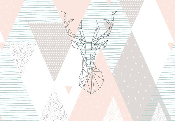 Fototapet - Ornament Norvegian (152,5x104 cm)
