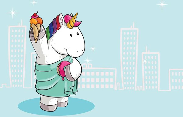 Fototapet - Unicorn (152,5x104 cm)