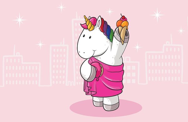 Fototapet - Unicorn (152,5x104 cm)