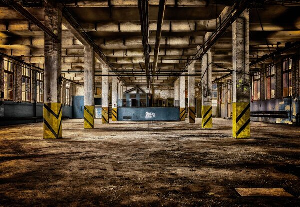 Fototapet - Hală industrială (152,5x104 cm)