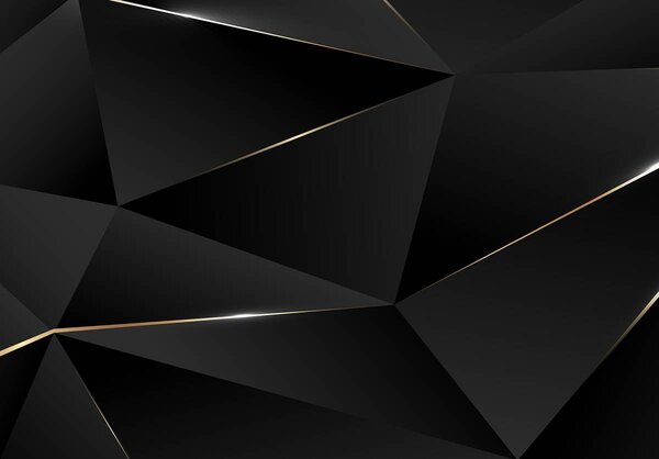Fototapet - Împărțire geometrică neagră (152,5x104 cm)