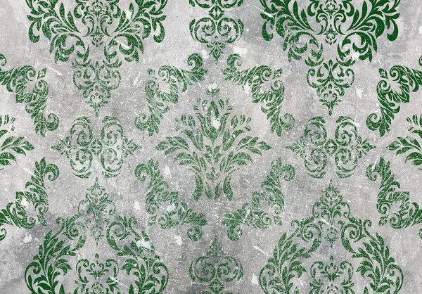 Fototapet - Motiv verde - beton (152,5x104 cm)