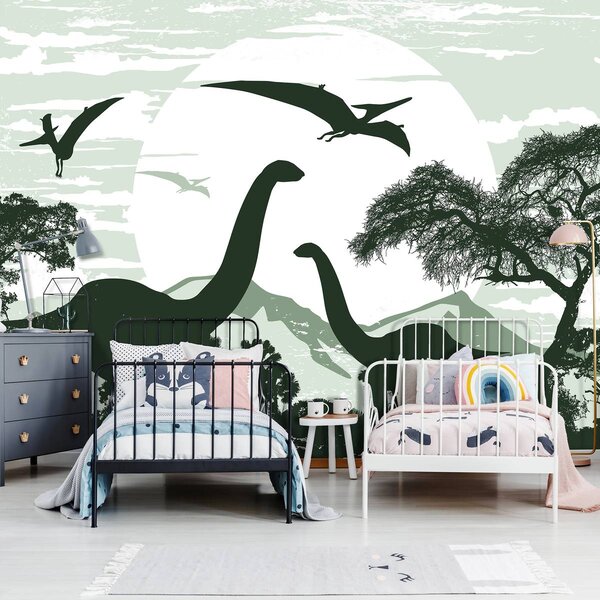 Fototapet - Dinozauri verzi 2 (152,5x104 cm)