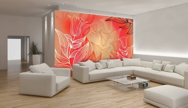 Fototapet - Flori (254x184 cm)