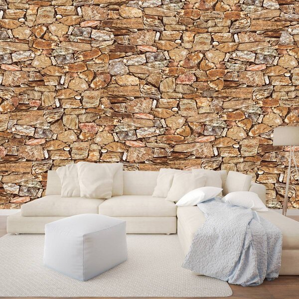 Fototapet - Stone Wall Rock (152,5x104 cm)
