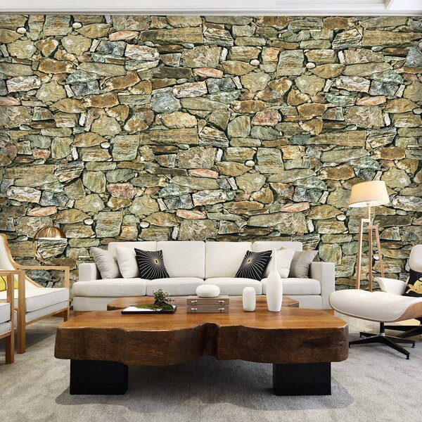 Fototapet - Stone Wall Rock (152,5x104 cm)
