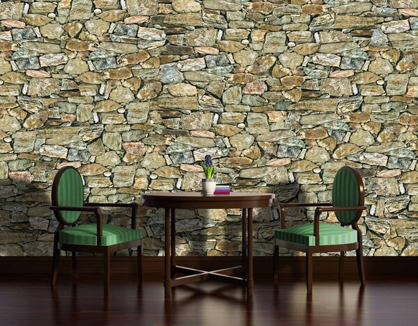Fototapet - Stone Wall Rock (152,5x104 cm)