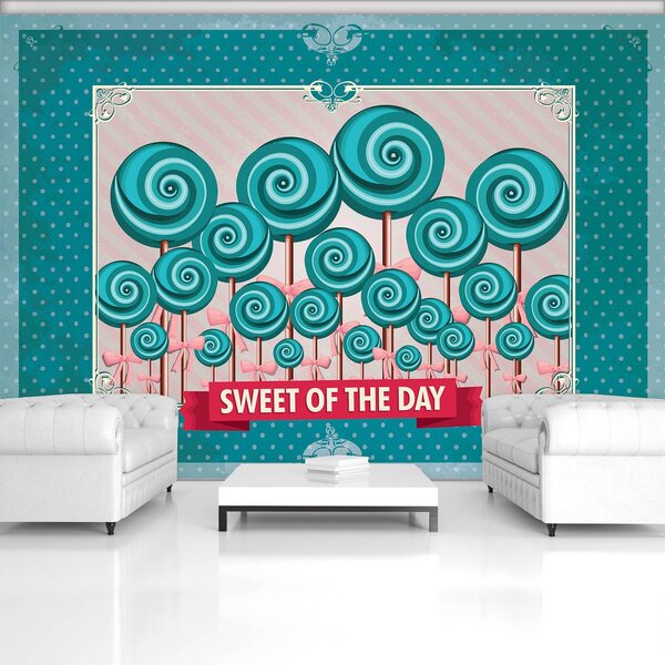 Fototapet - Sweet Pin Up Lollies (152,5x104 cm)