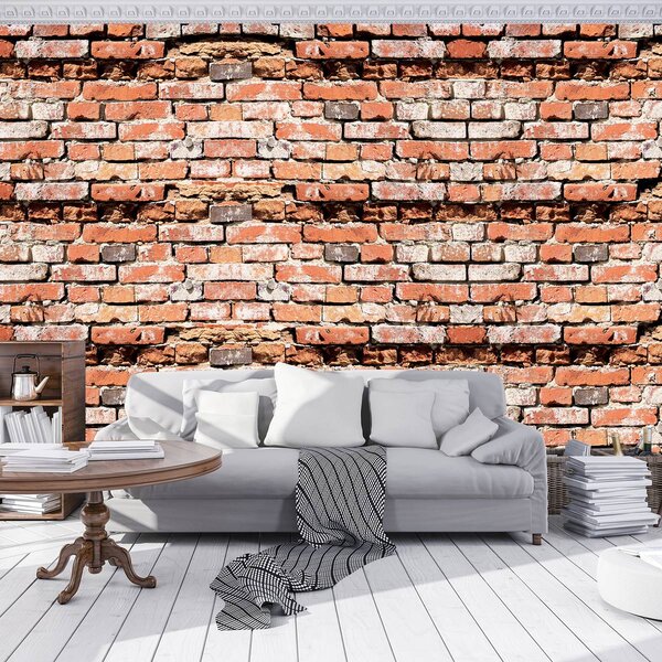 Fototapet - Red Brickwall (152,5x104 cm)