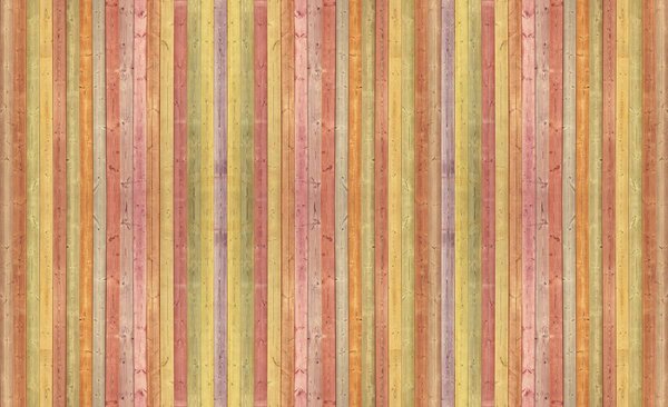 Fototapet - Textura - Scăndura colorată (152,5x104 cm)