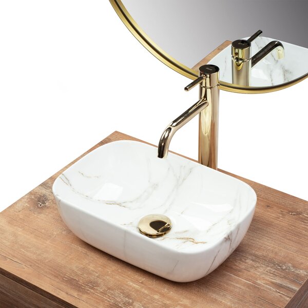 Lavoar pentru blat REA Belinda Mini Shiny Aiax