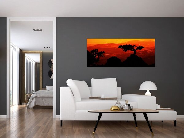 Tablou -Apus de soare (120x50 cm)