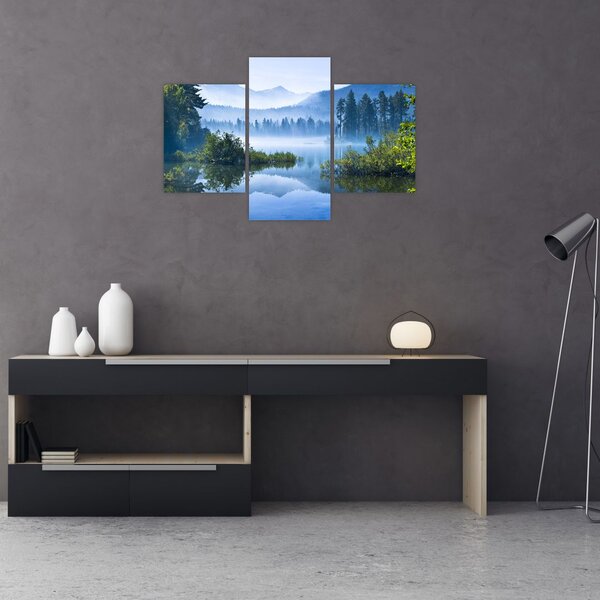 Tablou cu lac montan (90x60 cm)