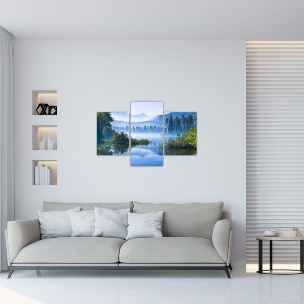 Tablou cu lac montan (90x60 cm)