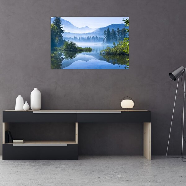 Tablou cu lac montan (90x60 cm)