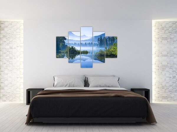Tablou cu lac montan (150x105 cm)