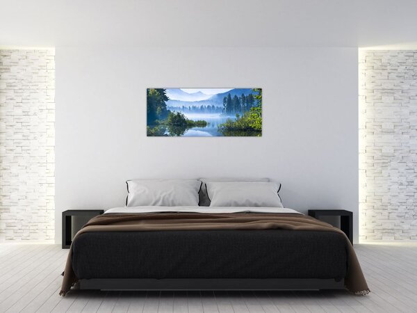 Tablou cu lac montan (120x50 cm)