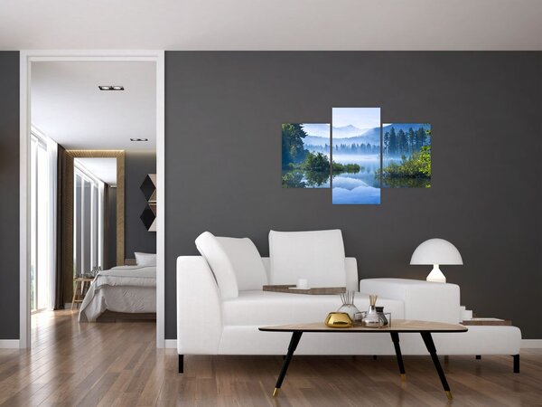 Tablou cu lac montan (90x60 cm)
