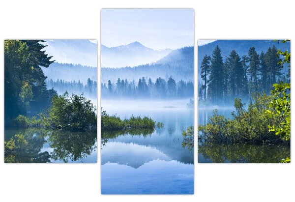Tablou cu lac montan (90x60 cm)