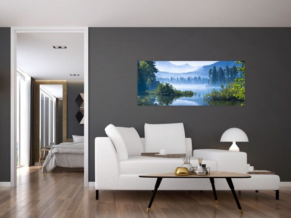 Tablou cu lac montan (120x50 cm)
