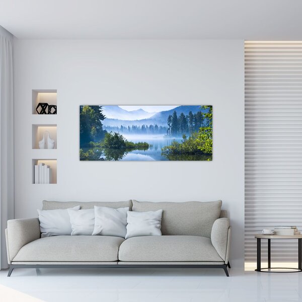 Tablou cu lac montan (120x50 cm)