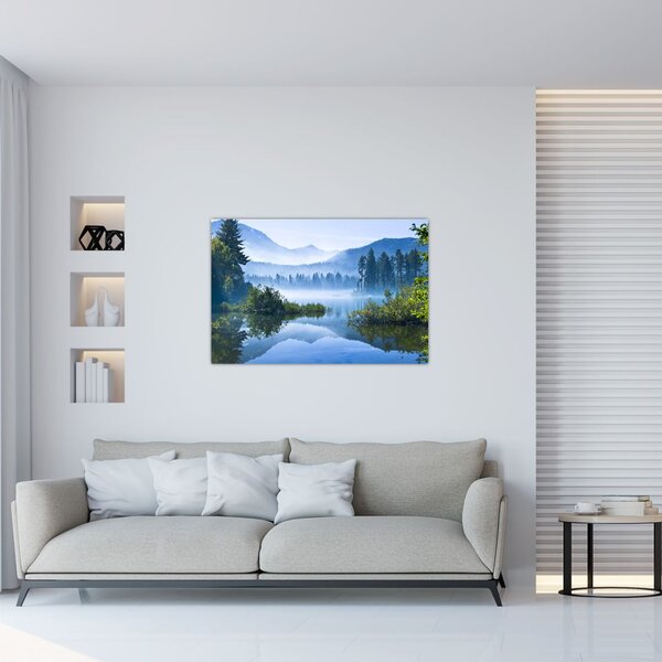 Tablou cu lac montan (90x60 cm)