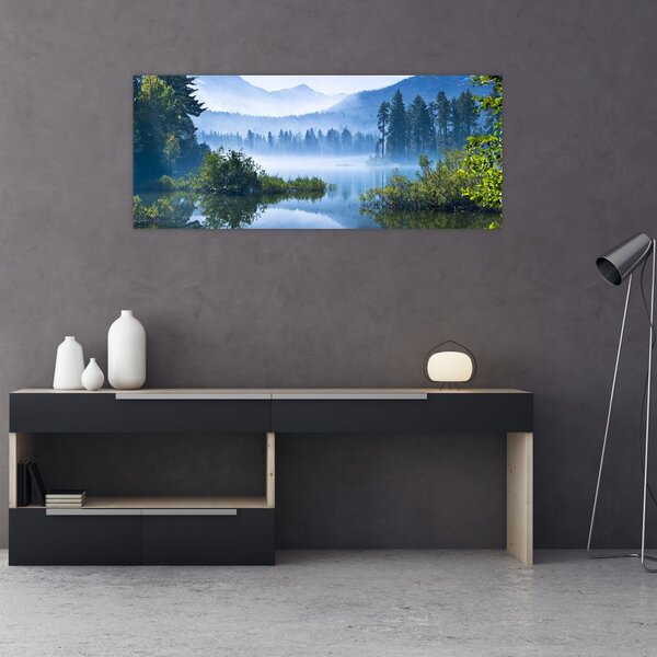 Tablou cu lac montan (120x50 cm)