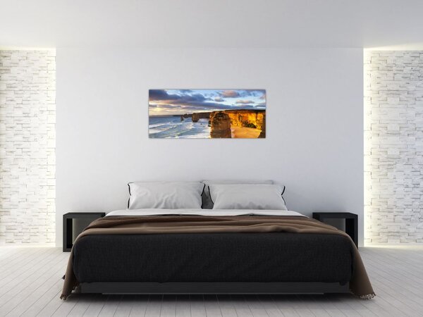 Tablou cu stâncile marine (120x50 cm)