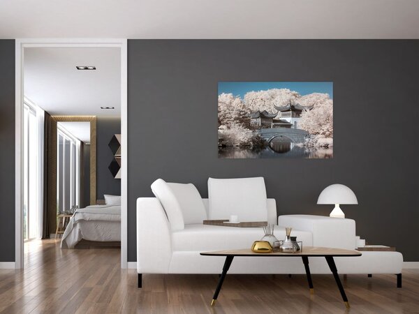 Tablou - pomi înfloriți în Asia (90x60 cm)