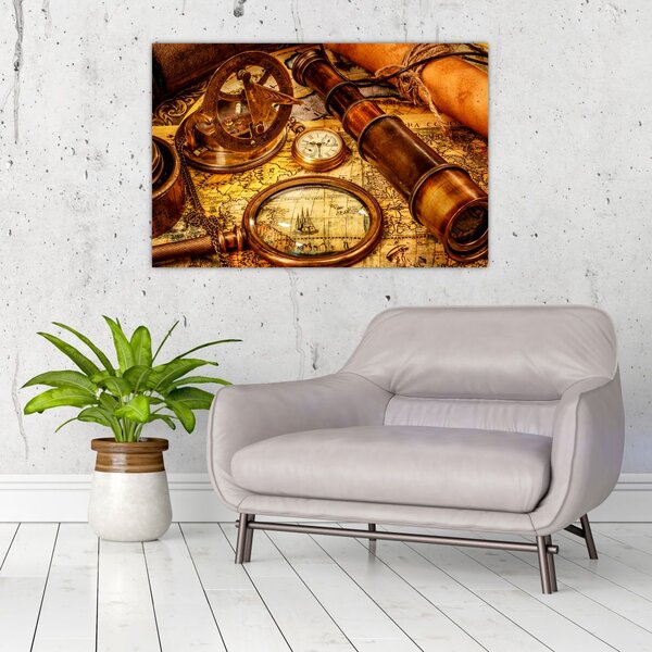 Tablou - uneltele itorice ale marinarior (90x60 cm)