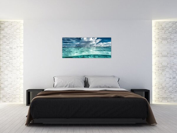 Tablou - privire sub nivelul mării (120x50 cm)