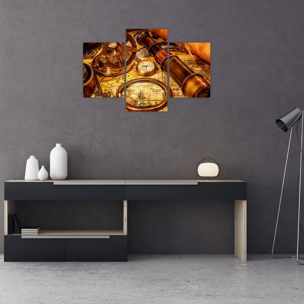Tablou - uneltele itorice ale marinarior (90x60 cm)