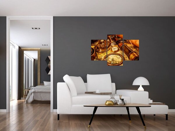 Tablou - uneltele itorice ale marinarior (90x60 cm)