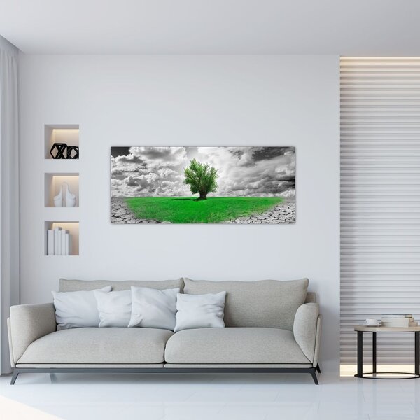 Tablou - O bucată de natură în oraș (120x50 cm)