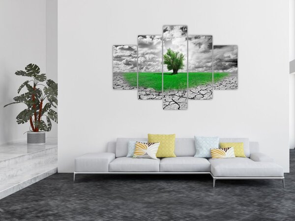 Tablou - O bucată de natură în oraș (150x105 cm)