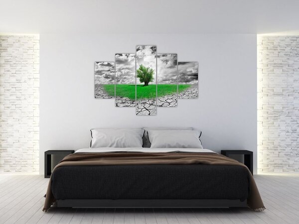 Tablou - O bucată de natură în oraș (150x105 cm)