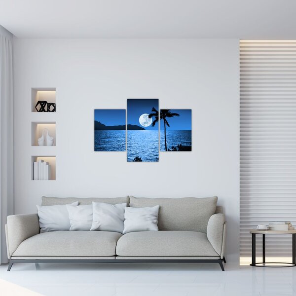 Tablou - Luna deasupra nivelului mării (90x60 cm)