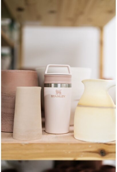 Cană termos roz-deschis din oțel inoxidabil 350 ml Café-To-Go Rose Quartz – Stanley