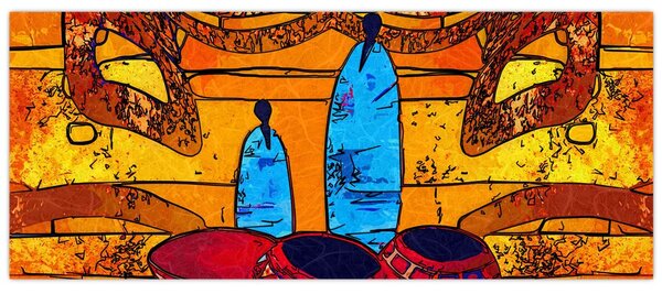Tablou - Pictură străveche (120x50 cm)
