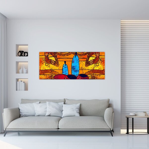 Tablou - Pictură străveche (120x50 cm)