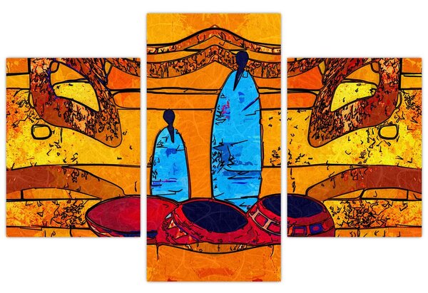 Tablou - Pictură străveche (90x60 cm)
