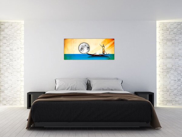 Tablou - Pictură străveche (120x50 cm)