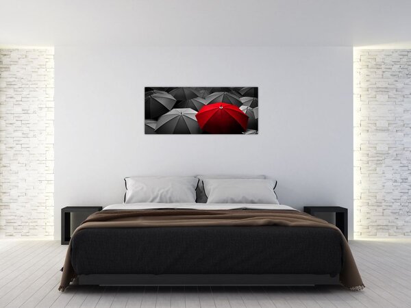 Tablou cu umbrele deschise (120x50 cm)