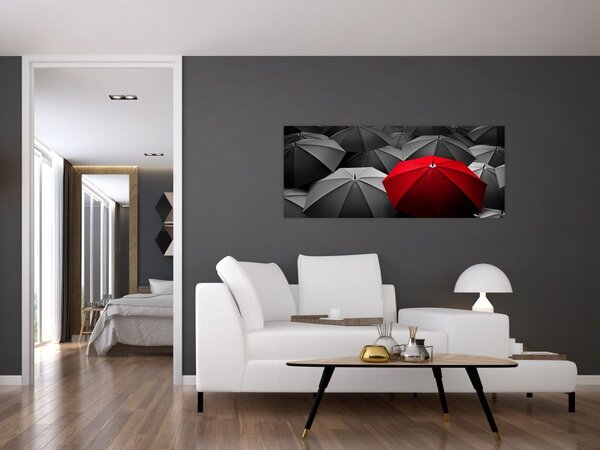 Tablou cu umbrele deschise (120x50 cm)