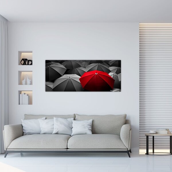Tablou cu umbrele deschise (120x50 cm)